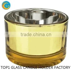Multi Candle Holders Flared Tealight Glass Cup Purple Glass thumbnail-5