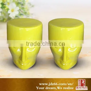 Yellow Ceramic Garden Stool thumbnail-6