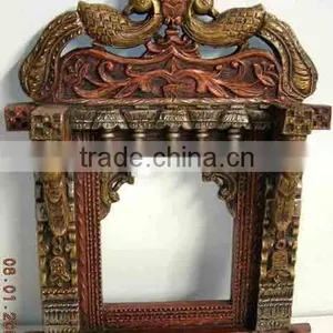 Wooden Decorative Wall Mirror Frame-4 thumbnail-1
