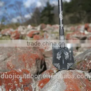 New Design Multi-function Outdoor Sport Tools With Shovel Knife Hoe Digger Flashlight thumbnail-5