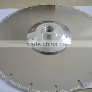 Vacuum Brazed Diamond Grinding Disc/Circular Brazed Diamond Saw Blade for Cutting Stone thumbnail-1