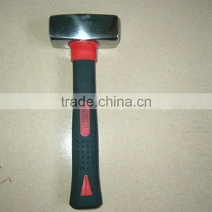 Carbon Steel Drop Forged Bush Hammer 800g With Fiberglass Handle thumbnail-6