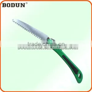 B9003 Good Quality Green With Black Plastic Handle Folding Saw&pruning Saw&hand Saw thumbnail-1
