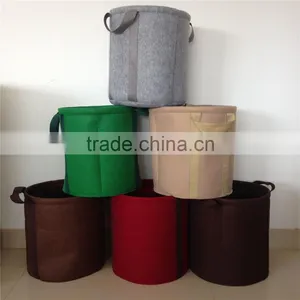 High Quality Colorful Nonwoven Round Garden Grow Bag thumbnail-4