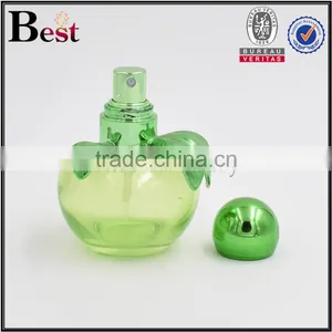 Shanghai Best Products 20ml Perfume Spray Bottle Green Apple Shape Perfume Spray Bottle Empty Glass Spray Perfume Bottle 20ml thumbnail-2
