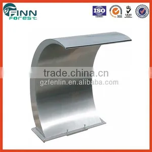 Factory Price Curtain for Spa Massage or Swimming Pool Use Impactor Outdoor Stainless Steel Waterfall thumbnail-1
