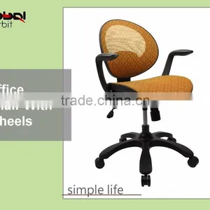 Easy to Move Low Back Executive Chair, Mobile Office Chair With Wheels thumbnail-1