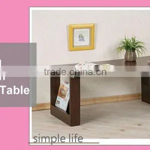 Living Room Function Design Magazine Storage Wooden Cabinet thumbnail-3