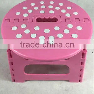 Plastic Round Mini Portable Folding Stool for Kids thumbnail-1