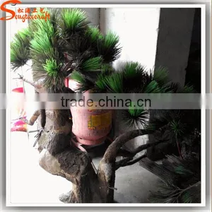2015 Wholesale Artificial Shrubs Bonsai Tree Sale Price Artificial Pine Tree Branches thumbnail-4