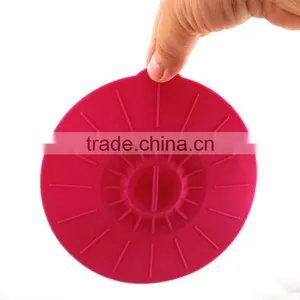 FDA Approved 4 Pack Set Silicone Pyrex Bowl Red Lid thumbnail-1