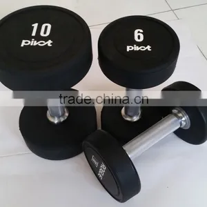 Wholesale Rubber Coated Round Dumbbell Crossfit Equipment Gym Equipment thumbnail-4