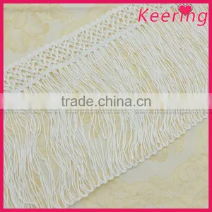 New Garment Trim Accessories Tassel Fringe In White Color WTPB-011 thumbnail-2