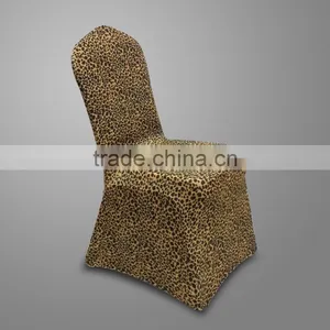 Fashionable Animal Print Leopard Print Spandex Strecth Eextend Chair Cover for Wedding Decoration Party Decoration thumbnail-2