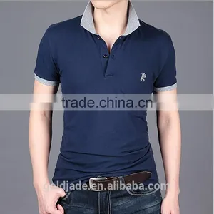 Fashion Style High Quality Custom Fitted Polo Shirts Wholesale Embroidered Logo Polo Shirts For Men thumbnail-4