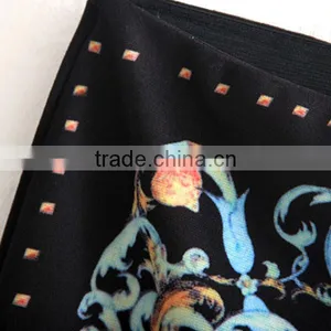 Hot Selling Ladies High Quality Pencil Polyester Printed Shiny Mini Skirt thumbnail-3