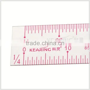 Kearing Individual Package 1/4 & 1/5 Proportion Flexible Plastic Engineer Scale Ruler Built-in Calibration1.2mm Thickness # 8502 thumbnail-3