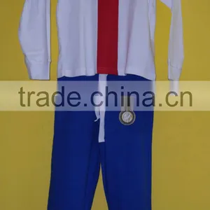 Pajama Set, Combed Cotton Soft Interlock Fabric Sleepwear Pajama thumbnail-1