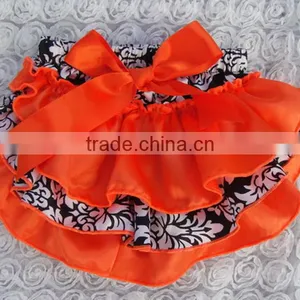 Hollaween Bloomers for Kids Wholesale Baby Satin Bloomer Kapu Ruffle Panties Baby Panties Bloomer thumbnail-6
