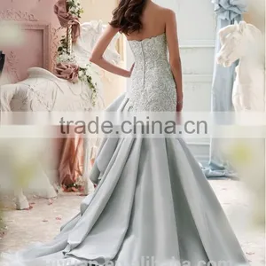 Vintage Lace 2 Color Choose Mermaid Wedding Dress thumbnail-3