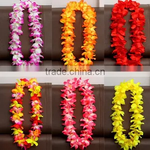 Hot Sale Party Decoration Hawaiian Flower Leis Artificial Fake Flower Garland for Sales 2016 thumbnail-3