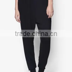 2017 Wholesale High Quality Custom Solid Plain Gym Spotrs Women Pants OEM Service thumbnail-1