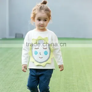 S17685A Kids Clothes Knitted Sweater Girls Pullovers Sweaters thumbnail-1