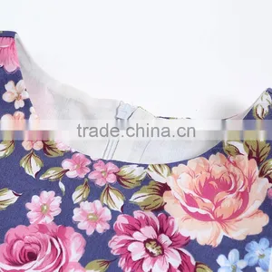 ShiJ Girl Dress 12M to 12Y 100% Cotton Coloful Floral Kids Clothes thumbnail-6