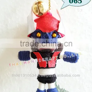Handmade Keychains Keyrings Voodoo Doll String Accessories Bag Gifts thumbnail-1