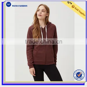 2016 Wens Fashion Girls Slim Fit Hoodie With the Zipper Long Fit Hoodie&sweatshirt thumbnail-1