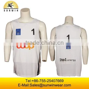 Wholesale Basketball Jersey Clubs Basketball Uniforms Basketball Jerseys White and Yellow Color thumbnail-1