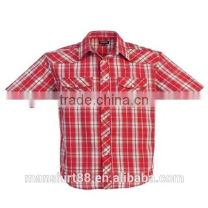 2016 New Wholesale Long Sleeve Snap Custom Mens Casual Dress Shirts thumbnail-5