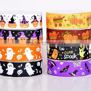 Hi-ana Ribbon 160 Single Face Printed Grosgrain Ribbon for Halloween Celebrate thumbnail-1