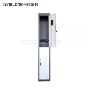 Hot Selling 2 Doors Steel Storage Locker Cabinet for Clothes thumbnail-3