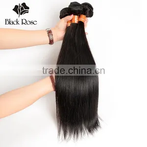 Black Rose Mink Hair Virgin Brazilian Straight Remy Hair Extension thumbnail-1