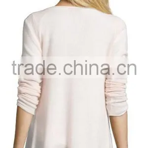 Long Cashmere Open Front Draped Poncho thumbnail-3