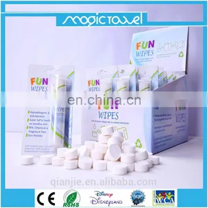 100% Eco-friendly Biodegradable Non-woven Compressed Towel Promotional Gift thumbnail-4