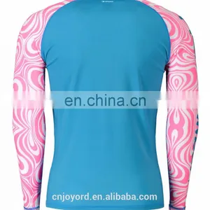 Custom Design uv Protection Kids Women Black Rashguard Sublimated Lycra Surf Bjj Mma Rashguard thumbnail-1