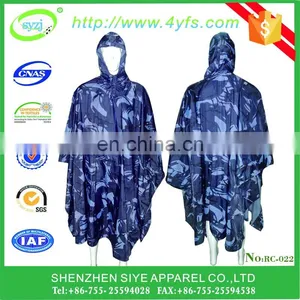 Poncho, Military Use Nylon /polyester Material Raincoat thumbnail-1