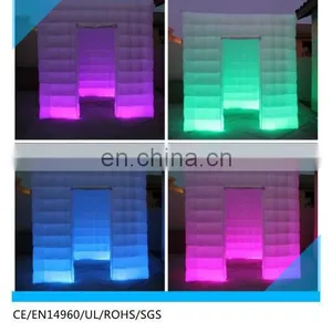 RGB Colorful Inflatable Photo Booth for Sale,led Inflatable Photo Booth for Rental thumbnail-1