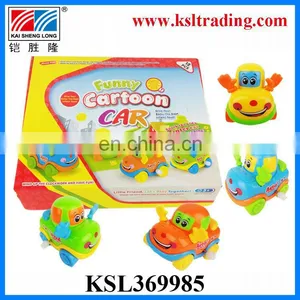 Funny Cartoon Wind up Plastic Car Toys thumbnail-1