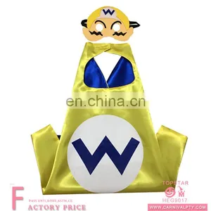 Breathable Superhero Kids Capes Halloween Witch Yellow Cape for Sale thumbnail-1