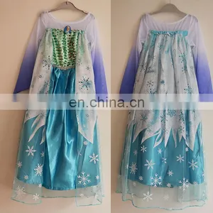 High Quality New Style Wholesale Frozen Princess Elsa Costume KC-0039 thumbnail-1