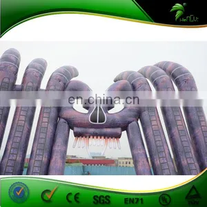 Widely Popular Inflatable Hallowmas Skull Arch, Hallowmas Horrific Outdoor Arch Decorations thumbnail-3