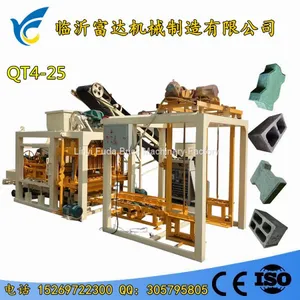 QT4-26C or QT4-25 Shengya Automatic Concrete Block Machine, Habiterra Block Production Line thumbnail-4