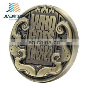 Zinc Alloy Dia Casting American 3d High Relief Souvenir Metal Coin thumbnail-3