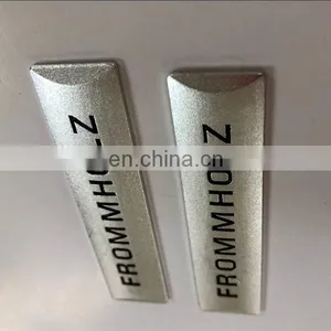 Quality Anodizing Aluminum Silver Engraved Logo Plate thumbnail-3