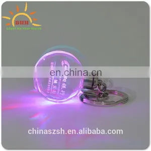 2017 Hot New Promotional Wedding Souvenir Led Crystal Keychains thumbnail-5