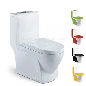 Public Chinese Cheap Water Ridge One Piece Hotel Toilet Manufacturers thumbnail-2
