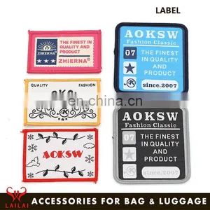 Custom Logo Garment Tags Cartoon Woven Garment Label thumbnail-1